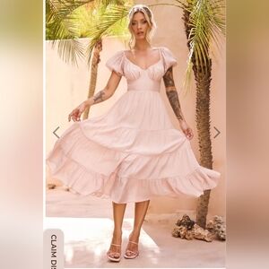 Sage + Paige Sweetest Tea Maxi Dress Beige